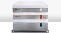 3 mattresses stacked atop one another, closeout breeze models