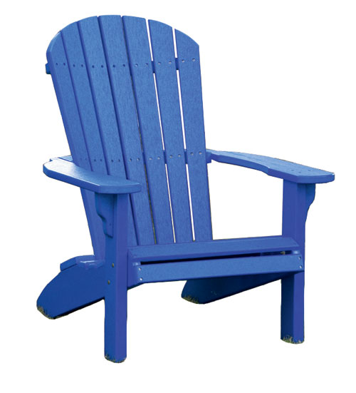 Leisure Poly Fan Back Adirondack Chair