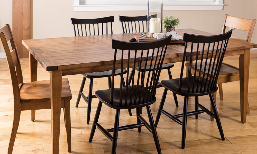 Stonewall Dining Table, Wellfleet and Cullman Chairs
