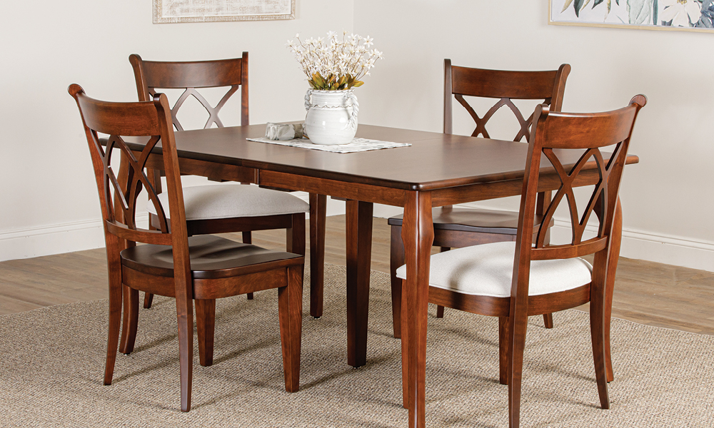 Vandalia Dining Table, Cason Chairs